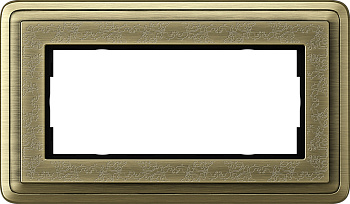 Gira ClassiX Art Бронза/Бронза Рамка 2-ая без перегородки 1002661