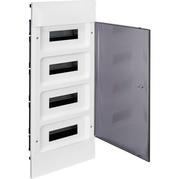 Купить Legrand Practibox S Пластиковый щиток Встраиваемый 4X12 Дымчатая дверь 135554