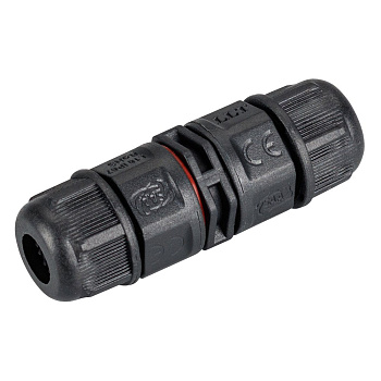 Arlight Коннектор прямой NEO-CON-I-2pin-BK (3-7mm, IP67) (IP67 Пластик, 3 года) 024936