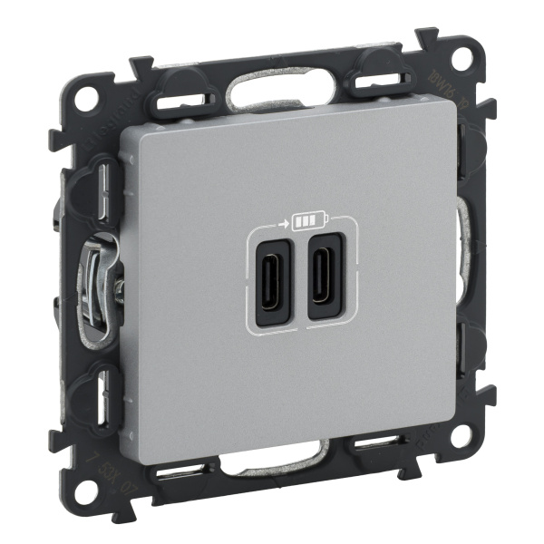 Legrand Vln-l Алюминий Зарядка USB C-C 753307