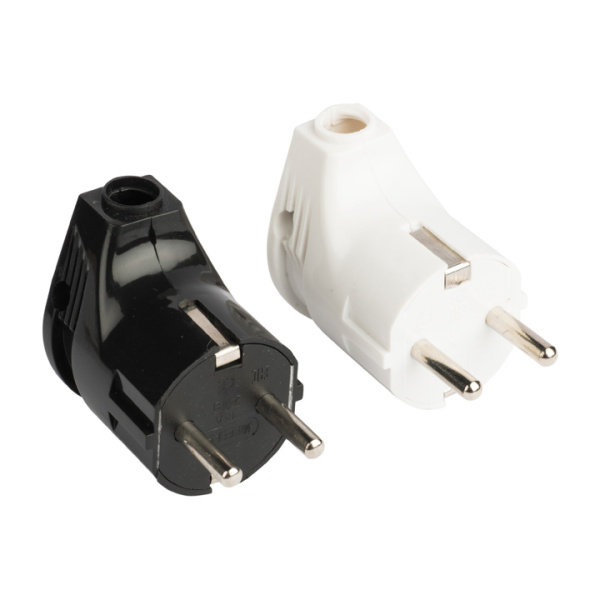 Купить EKF PROxima Вилка угловая с/з бел. 16А 250В