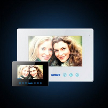 Falcon Домофон цв. TFT LCD 7" , сменная панель, на 2 вызывные панели FE-77D