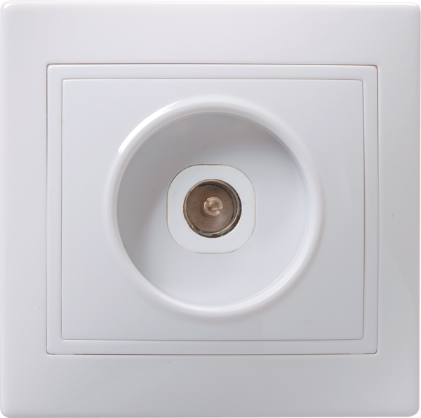 Купить IEK KVARTA РТВ10-КБ Розетка 1местн. телевиз. (белый)