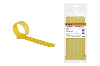 TDM Хомут-липучка ХЛ 12х135 мм желтый (20 шт) SQ0515-0717