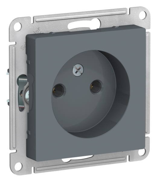 Купить Systeme Electric AtlasDesign Грифель Розетка б/з, 16А, механизм