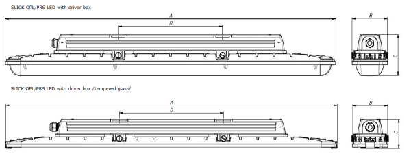 СТ SLICK.PRS LED 30 with driver box 5000K светильник Купить СТ SLICK.PRS LED 30 with driver box 5000K светильник