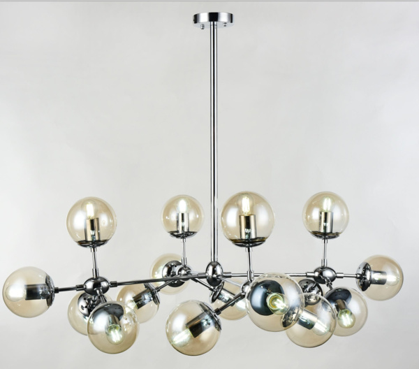 Freya Modern Richard Хром Подвесной светильник E14 60W FR5596PL-16CH Купить Freya Modern Richard Хром Подвесной светильник E14 60W FR5596PL-16CH