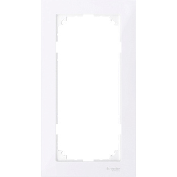 SE Merten SM M-Pure Бриллиантовый Бел Рамка 2-ая без перегородки MTN4025-3625