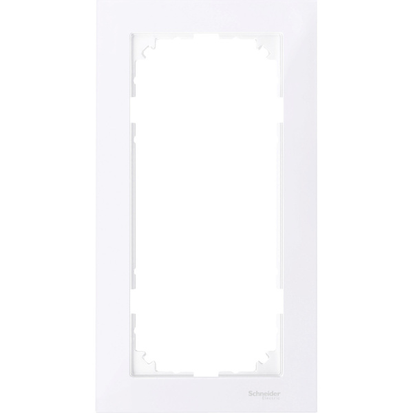 SE Merten SM M-Pure Бриллиантовый Бел Рамка 2-ая без перегородки MTN4025-3625