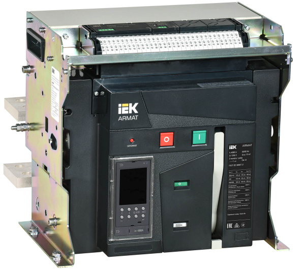 IEK ARMAT Автоматический выключатель воздушный стационарного исполнения 3P F 125кА 4000А TD с акс.