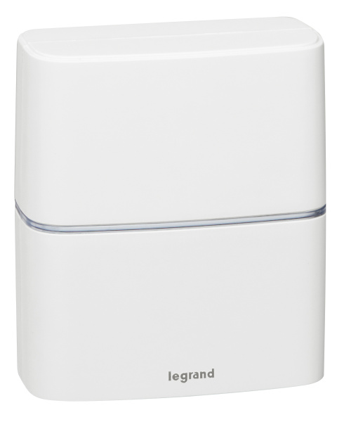 Купить Legrand Звонок беспроводной - комплект "Премиум" - 30 рингтонов - дальность 200 м - цвет белый 094270