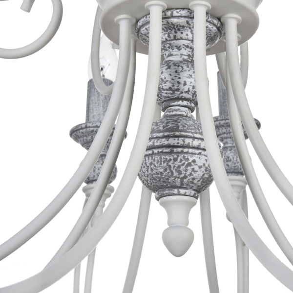 Maytoni Elegant Karina Белый Люстра 8xE14 60W ARM631-PL-08-W Купить Maytoni Elegant Karina Белый Люстра 8xE14 60W ARM631-PL-08-W
