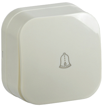 IEK GLORY ВСс20-1-0-ХК Выключ. 1-кл. самовозв. о/у 10А GLORY крем.