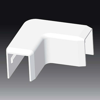 Kopos Поворот на 90 гр. LHD 17X17 8673 (HB) (Цвет Белый) 8673_HB