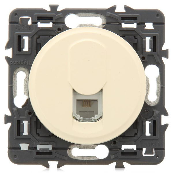 Legrand DIY Celiane Беж Розетка ТЛФ, RJ11 696925