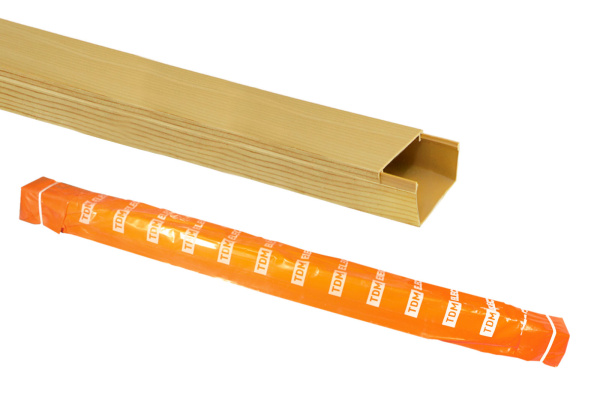 TDM Кабель-канал 40х25 желтая сосна 3D (40м) SQ0402-0608