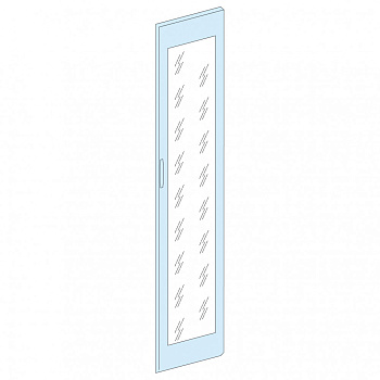 SE Prisma G Дверь прозрачная кабельного канала, 24мод. 08198