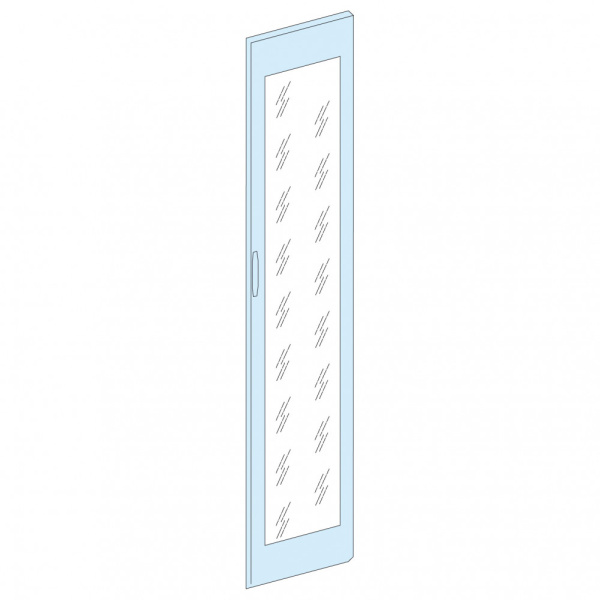 SE Prisma G Дверь прозрачная кабельного канала, 24мод. 08198