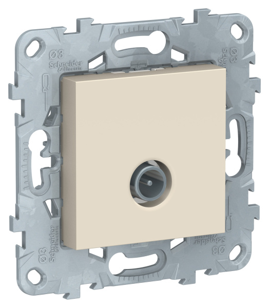 Купить SE Unica New Беж Розетка TV, одиночная NU546244