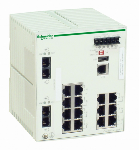 Купить SE Коммутатор Connexium (Managed) 14TX/2FX-MM TCSESM163F2CU0