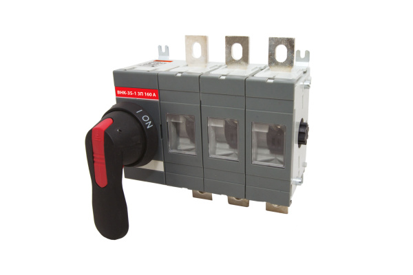 TDM Рубильник ВНК-35-1 3П 160А с установленной фронтальной ручкой управления SQ0744-0001
