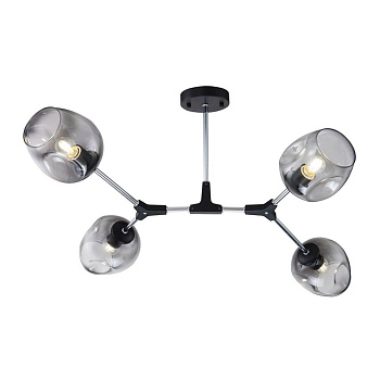 Freya Modern Desi Черный Потолочный светильник E27 60W FR5006CL-04B