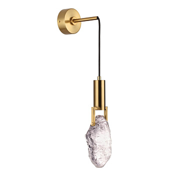 Odeon Light 4372/5WL MIDCENT ODL23 155 античная бронза/металл/стекло Настенный св-к IP20 LED 200Лм 5W 3000K LIA