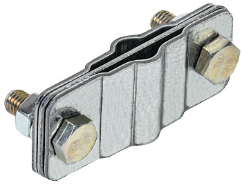 IEK Зажим соед. паралл. пол./прут.—пол./прут. оц. сталь