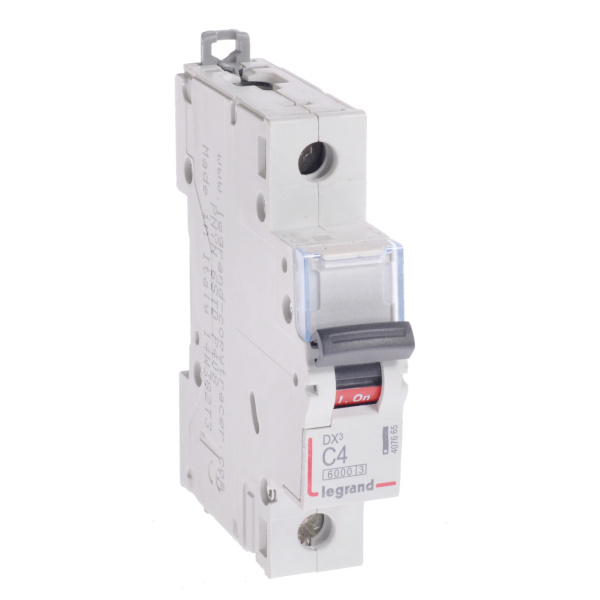 Legrand DX3 Автоматический выключатель 1P 4A (C) 6000/10kA 407665