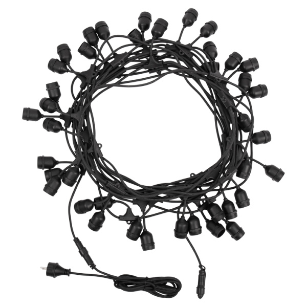 Belt-Light  2 жилы  шаг 40 см  подвесные патроны E27 влагостойкая IP65 331-231