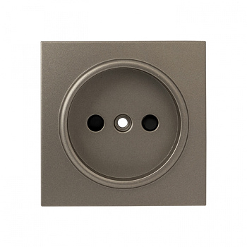 EKF PROxima Валенсия лицевая панель розетки 1-местной б/з 10 А кашемир с защ. штор.