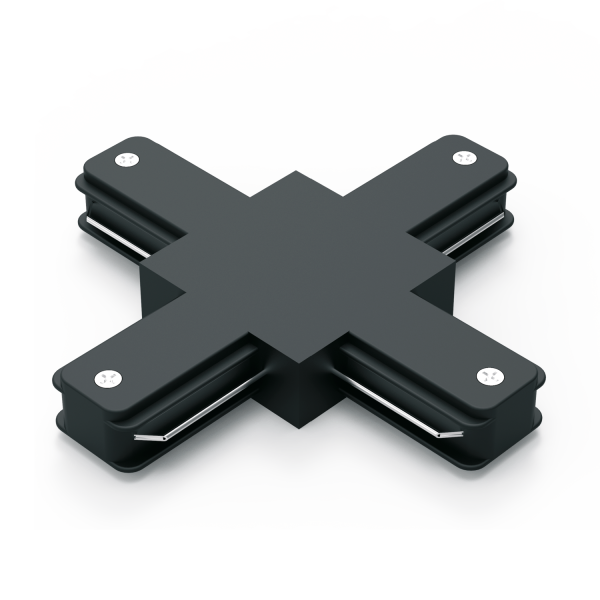 Купить Gauss Коннектор для трековых шинопроводов (+) черный TR111