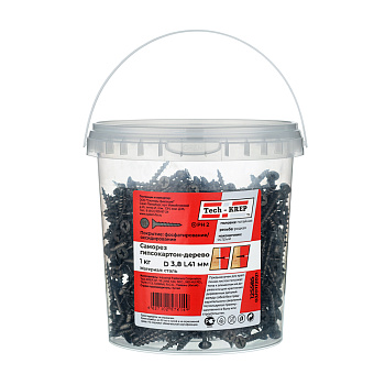 Tech-Krep Саморез 3,5*41 редкая резьба (1кг) 125585