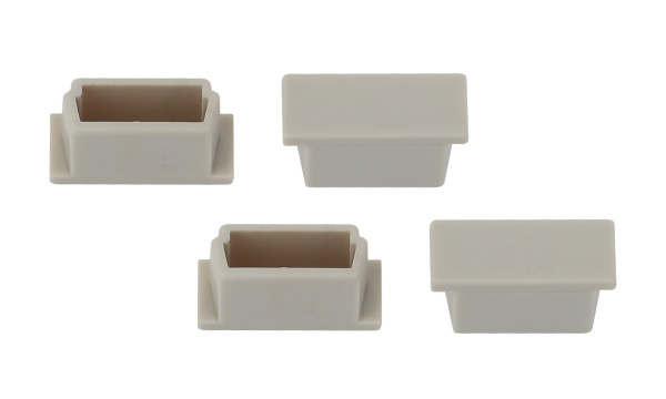 ЭРА 1506-3A Набор заглушек для профиля CAB262, 4 глухие