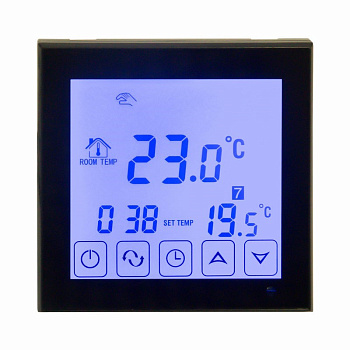 Терморегулятор сенсорный с автоматическим программированием R200B (черный) Rexant 51-0574