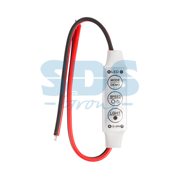 LAMPER LED мини диммер радио72/144 W, 3 кнопки,12 V/24 V 143-105-1