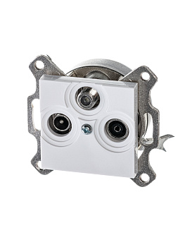 ABB EPJ Levit белый / белый Розетка TV-R-SAT, белый 2CHH083303A6003