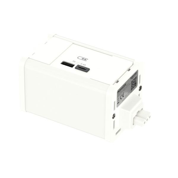 SE Unica System+ Блок 2xUSB типа A/C БЕЛЫЙ INS44204