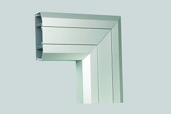 Simon Connect Алюминий Угол плоский L-образный (вниз) для ТК01133-8, Кабломакс TKA021113-8