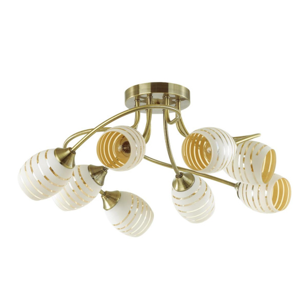 Купить Lumion 4528/8C COMFI LN21 053 античная бронза Люстра потолочная E27 8*60W 220V DOROTHY