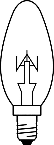 Купить Osram Лампа накаливания CLAS B прозрачная 60W E14 4008321665942