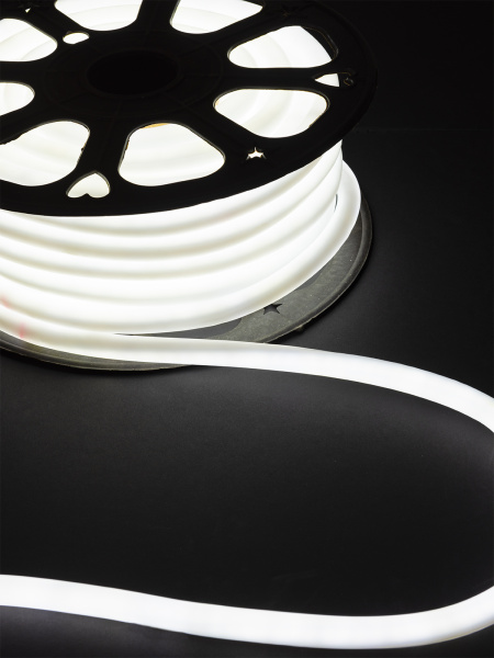 TDM Гибкий неон круглый SMD2835-120 LED/м-220 В-6,5 Вт/м-IP67-6000 K (25м) SQ0331-1518