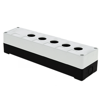 EKF PROxima Корпус КП105 пластиковый 5 кнопок белый