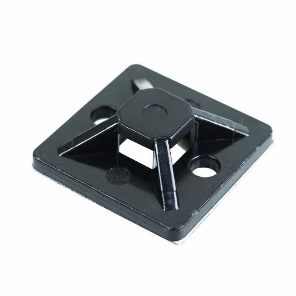 Площадка самоклеящаяся 30х30 мм 100 шт черная Rexant 07-2031