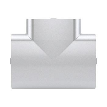 DKC Тройник 90х50 мм, цвет серый металлик