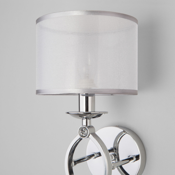 Купить Eurosvet Бра с абажуром 60124/1 хром a055337
