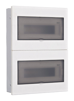 Dekraft Корпус встраиваемый прозр. дв. 2 ряда 26 мод. IP41 ЩРВ-М
