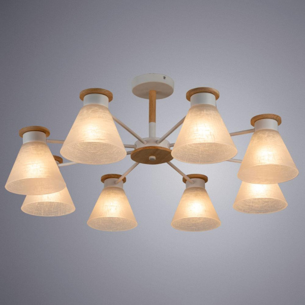 Купить Arte Lamp A1031PL-8WH Люстра потолочная