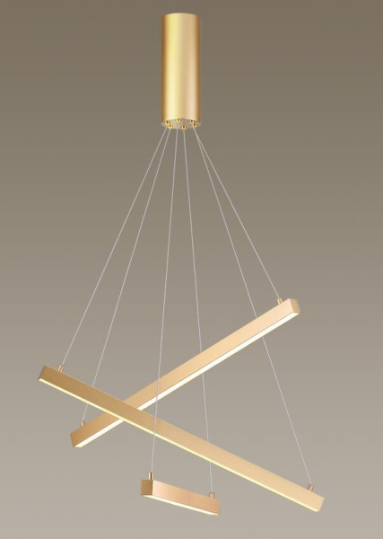 Купить Odeon Light 3860/39L ODL20 31 золотистый/металл Подвесной светильник LED 3000K 39W 220V COMETA