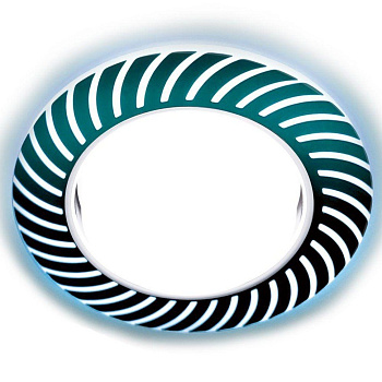 Ambrella Встраиваемый точечный светильник со светодиодной лентой G444 WH/CLD белый/матовый GX53+3W(LED COLD)